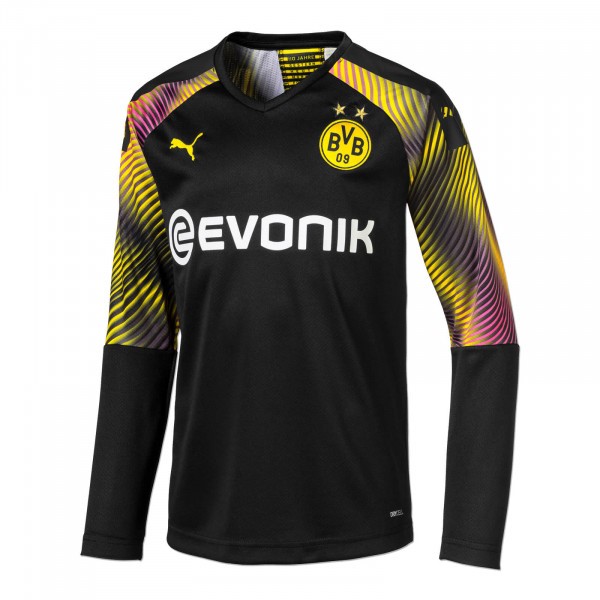 Maillot Football Dortmund ML Gardien 2019-20 Noir